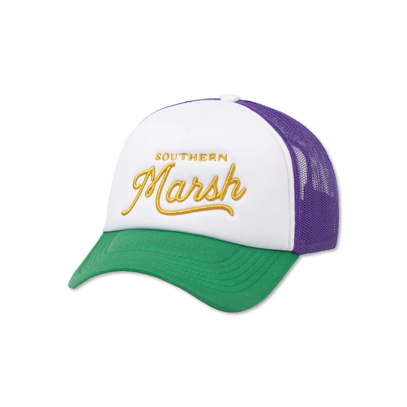 Mesh dad cap for ventilated hot days -Pontchartrain Trucker Hat