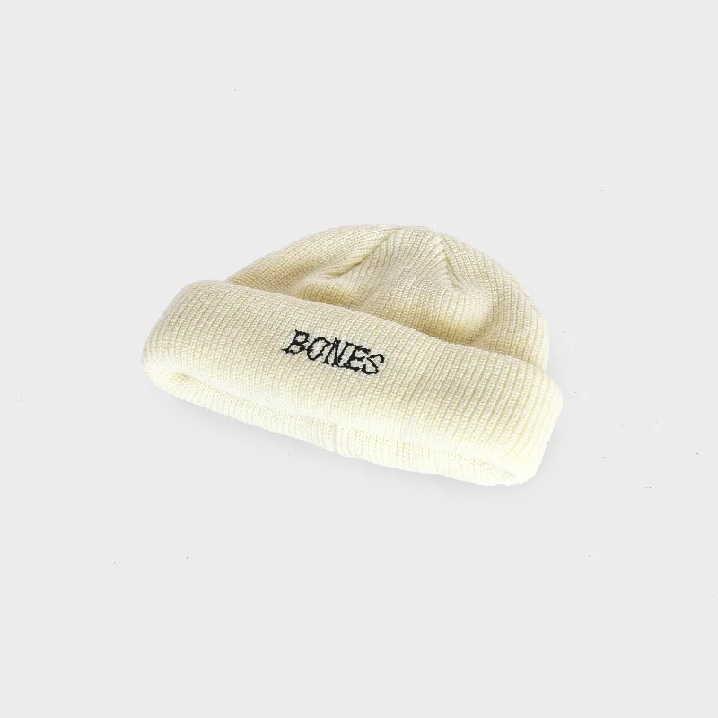 Canvas dad cap for rugged daily style -Cream Bones - Docker Beanie