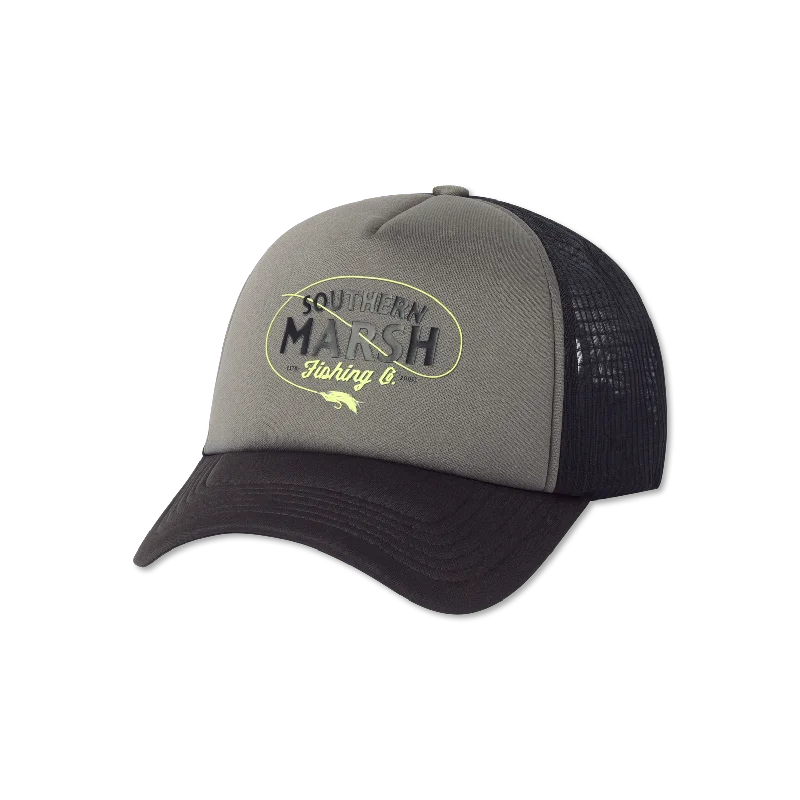 Vintage cap with distressed logo detail -Provo Performance Trucker - Fly Loop