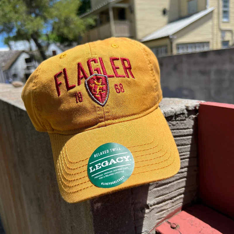 Minimal dad cap for understated charm -Gold Flagler 1968 Relaxed Twill Hat