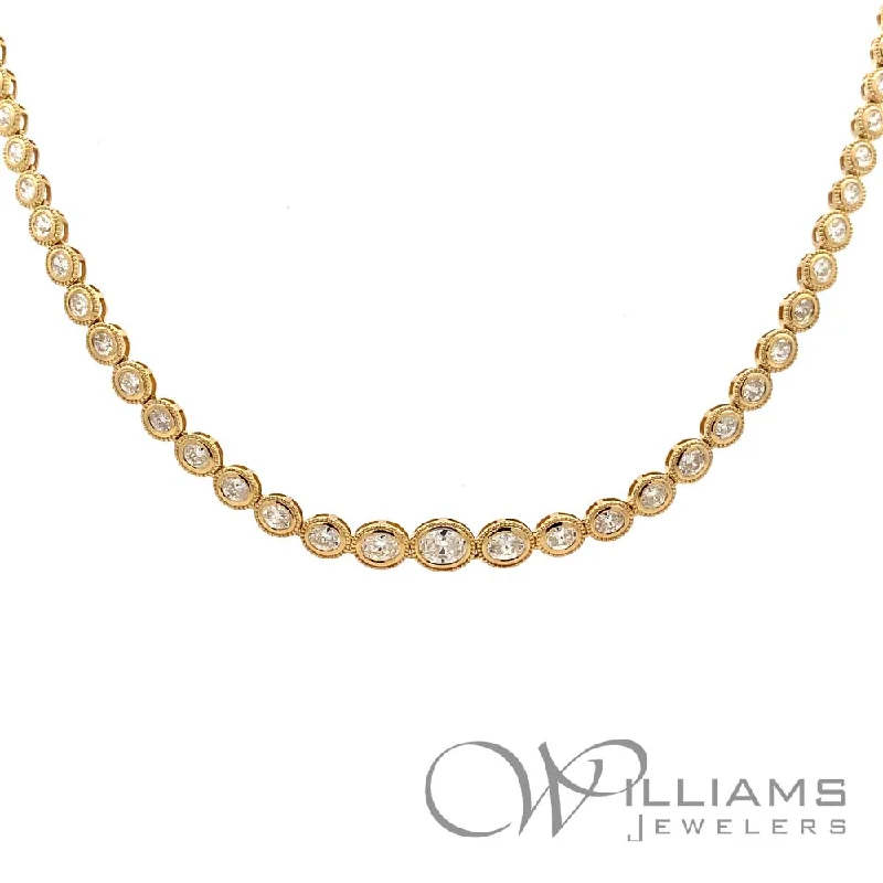 Elegant necklaces and pendants with onyx stones for a sleek, polished look-Williams Signature 14 Karat Diamond Necklace