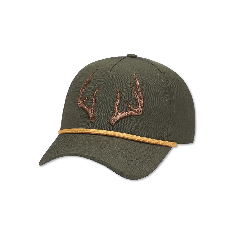 Classic cap with subtle tonal embroidery -Youth Ensenada Rope Hat - Wildlife - Rack