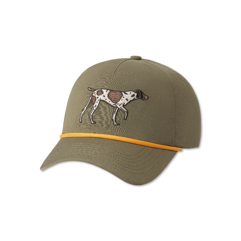 Neon trucker cap for high-visibility safety -Ensenada Rope Hat - Wildlife - Pointer