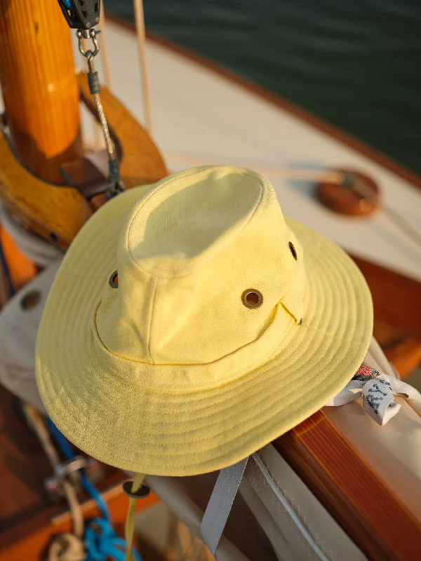 Embroidered logo cap for team spirit Pride -Tortuga in Mikey DeTemple Yellow