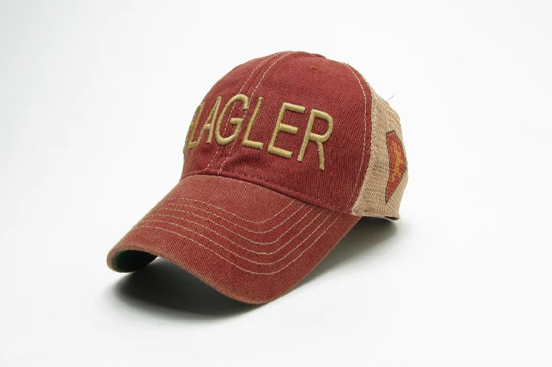 Wool blend cap for cozy fall fashion -Legacy: Tall Letter Trucker Cap