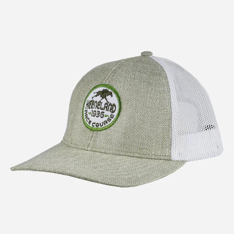 Trucker cap with retro patch design -Ahead Keeneland AP Pregame Cap