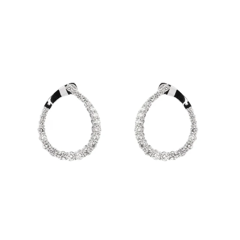 Drop Earrings for Valentine's Day -Classic drop earrings with a timeless design -2.95 ctw Diamond Earrings