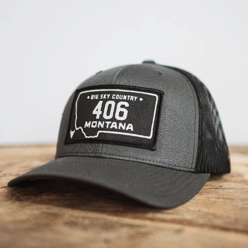 Classic cap with subtle tonal embroidery -(406) License Plate Hat