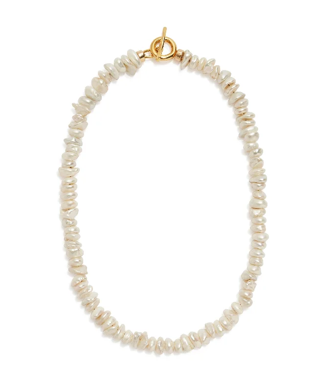 Necklaces and pendants with clear quartz for a pure and radiant look-Mood Necklace in Pearl