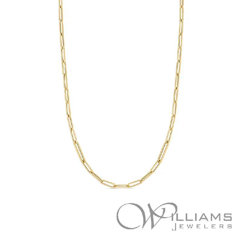 Necklaces and pendants with geometric pendants for a clean, contemporary design-Roberto Coin Designer Gold 18 Karat Necklace