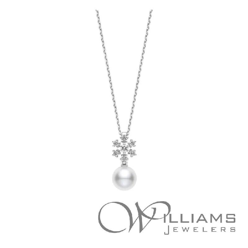 Best necklaces and pendants with statement designs for a fashionable accessory-Mikimoto Mikimoto 18 Karat Pearl Pendant