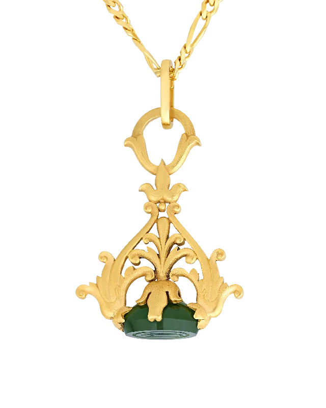 Best necklaces and pendants with zodiac signs for a celestial, astrology-inspired vibe-Tiffany & Co. Nephrite Jade Seal Pendant