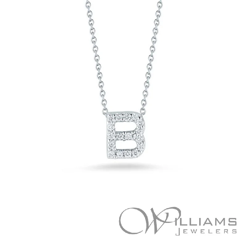 Stunning necklaces and pendants with aquamarine stones for a serene effect-Roberto Coin Tiny Treasures 18 Karat Diamond Necklace