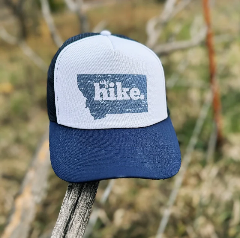 Bold graphic cap for standout fashion flair -Take a Hike foam trucker hat