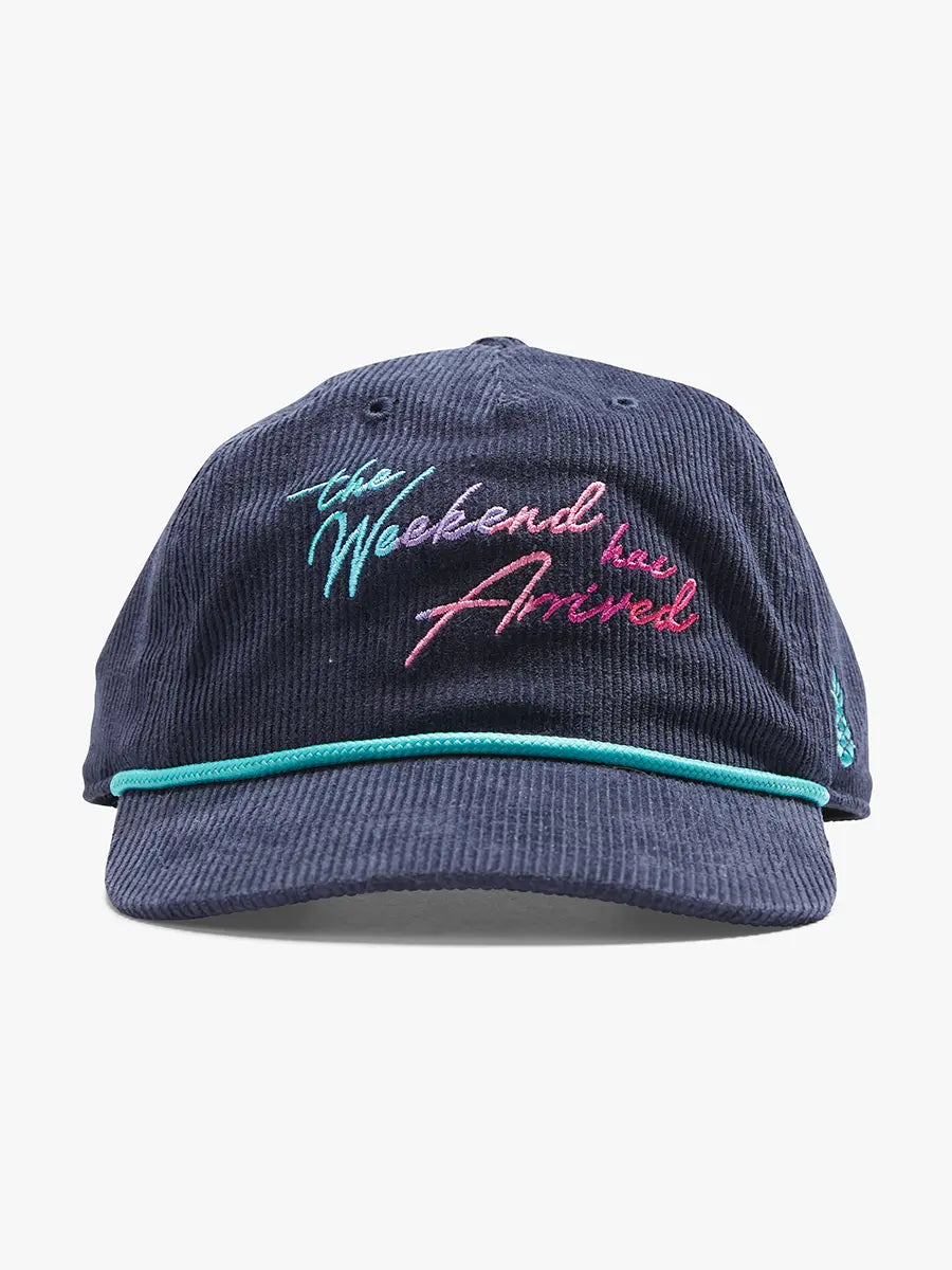 Designer cap for high-end brand appeal -The Weekend Corduroy Hat