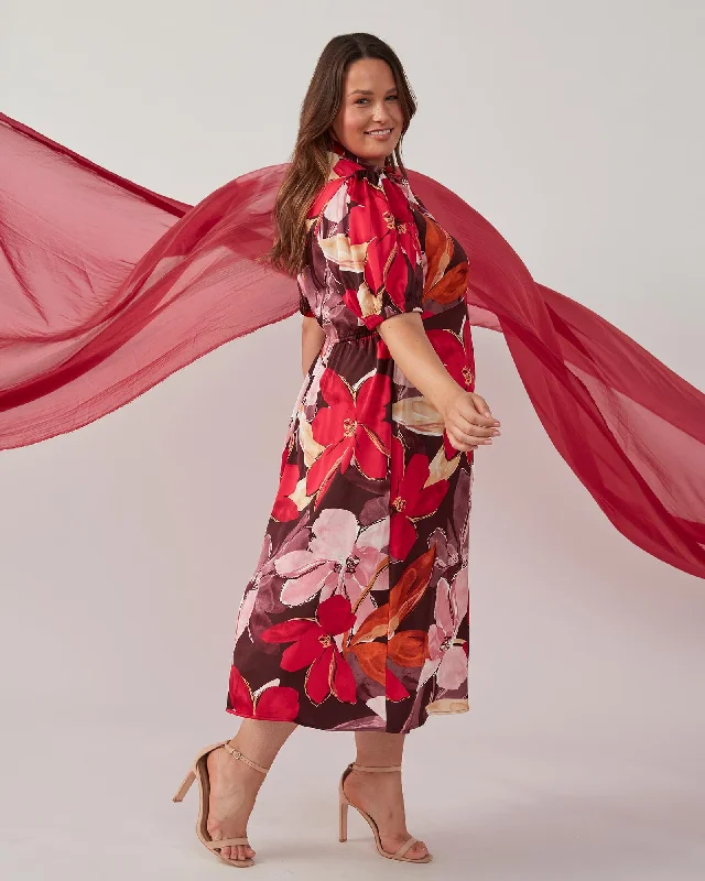 Plus size dresses with unique necklines add flair -Scarlett Dress