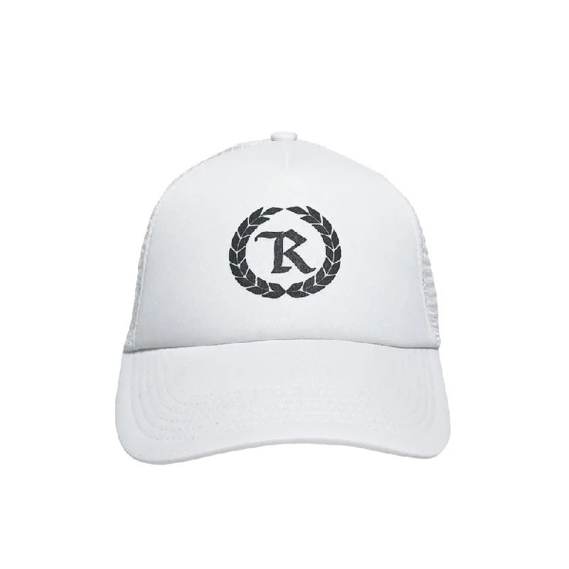 Adjustable snapback cap for easy fit tweaks -Gang Foam Mesh-Back Retro Trucker Hat [WHITE]