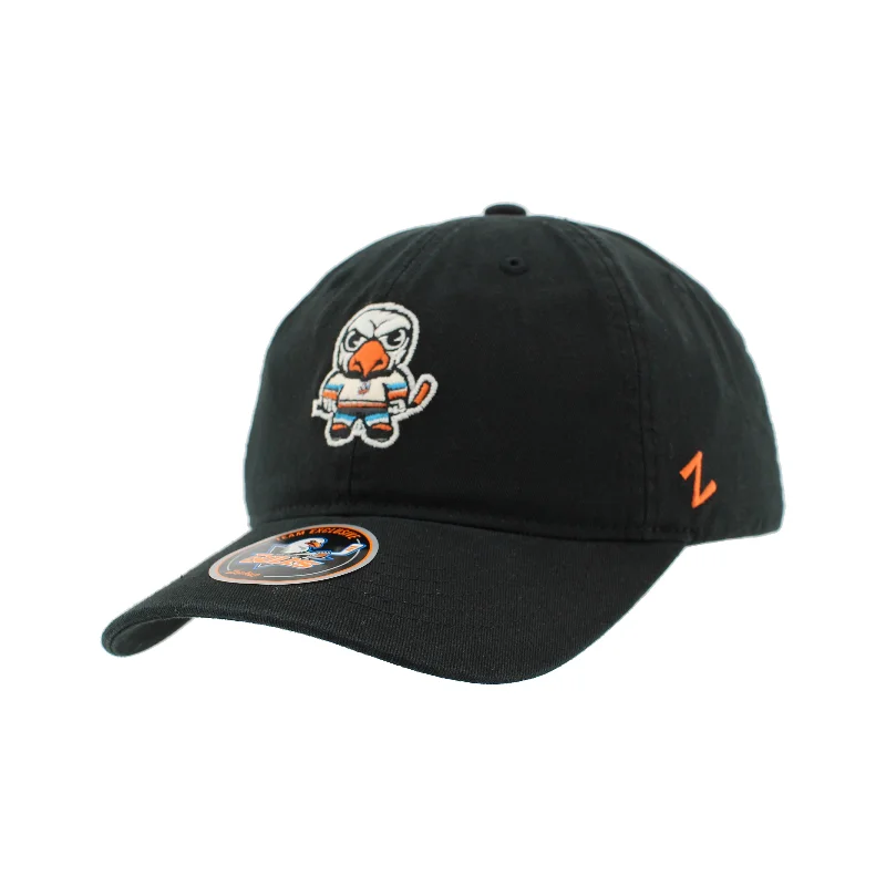 Sports team cap for game day support -San Diego Gulls Tokyodatchi Black Adjustable Hat