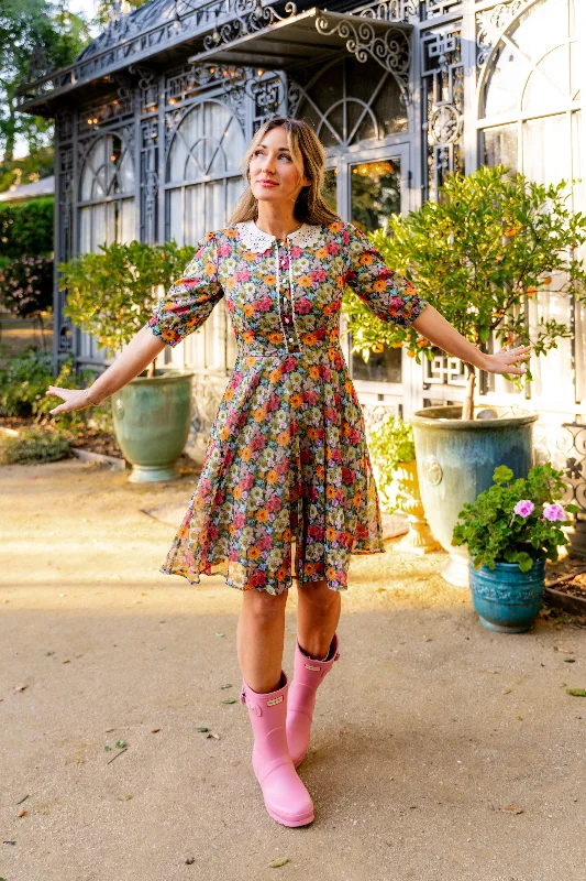 Plus size dresses featuring tie-dye patterns are quirky -Cambridge Dress Made With Liberty Fabric - FINAL SALE