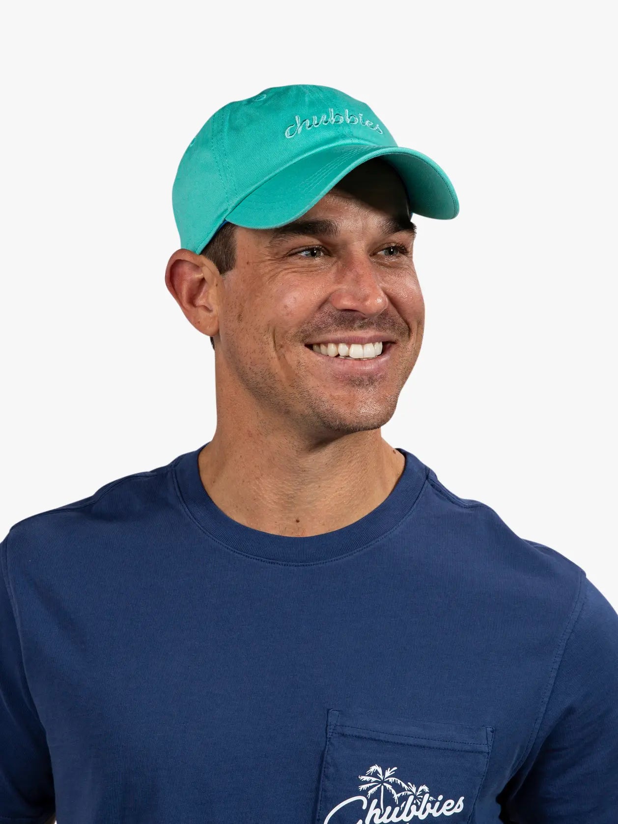 Classic black cap for versatile outfit pairing -The Turquoise Chubbies Dad Hat