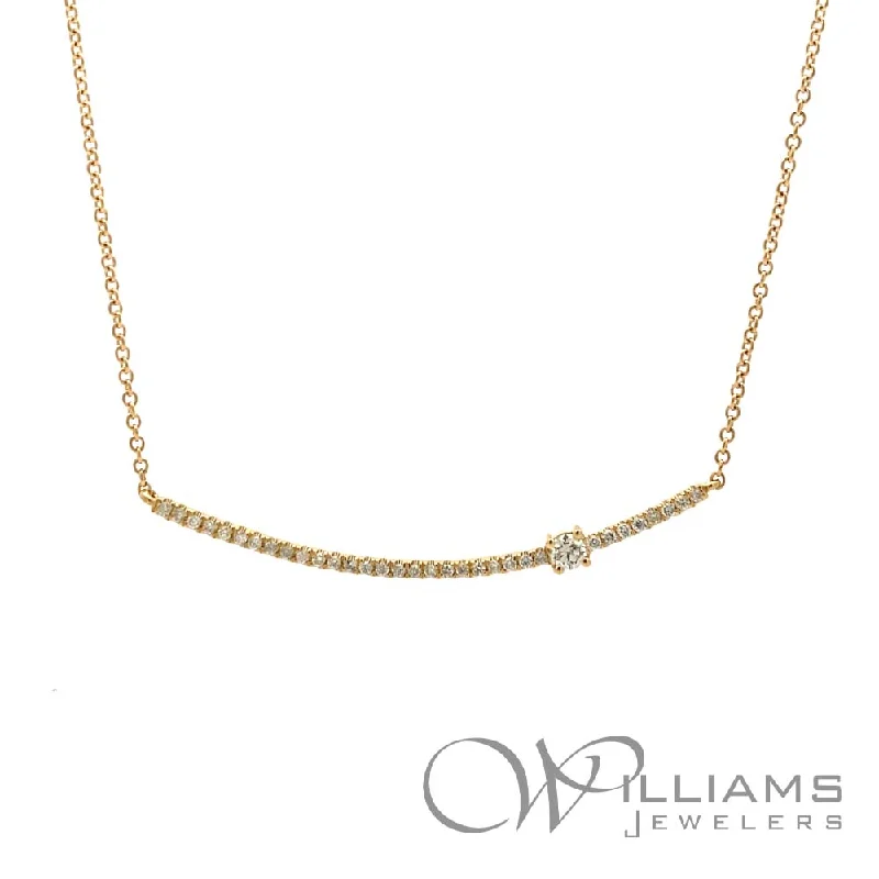 Best necklaces and pendants with infinity hearts for a romantic, eternal symbol-Williams Signature 14 Karat Diamond Necklace