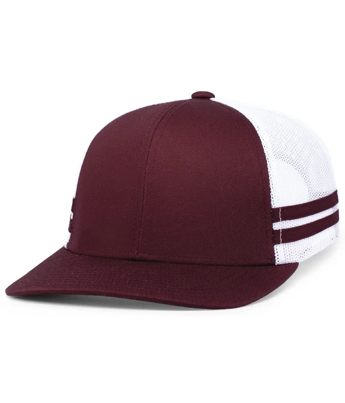 Maroon/White/Maroon