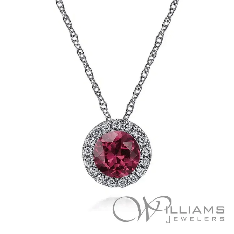 Necklaces and pendants with infinity love symbols for an eternal, romantic gesture-Gabriel & Co. Lusso Color 14 Karat Tourmaline Necklace