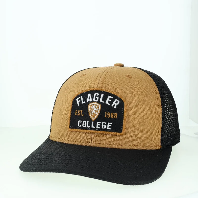 Camo snapback cap for bold woodland style -MPS Wheatfield Flagler College Trucker Hat