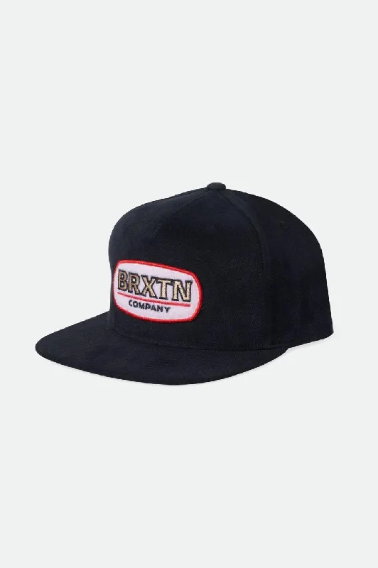 Soft cap for sensitive scalp comfort -Canyon MP Snapback - Black