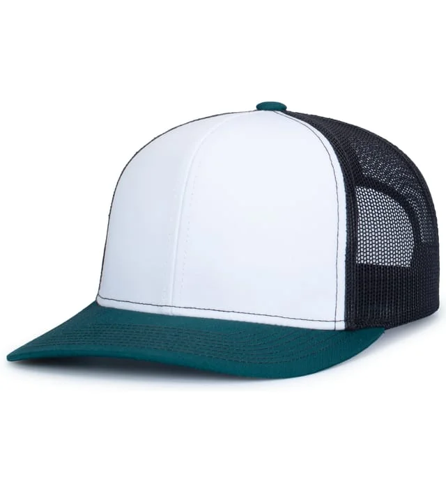 White/Light Charcoal/Dark Teal