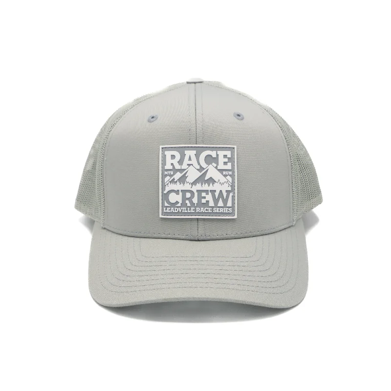 Retro striped cap for vintage sporty vibes -2024 Race Crew Trucker