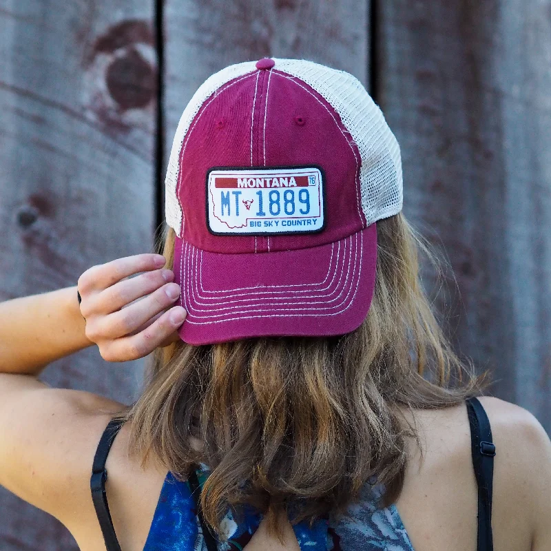 Adjustable dad cap for easy size tweaks -License Plate 1889 Hat