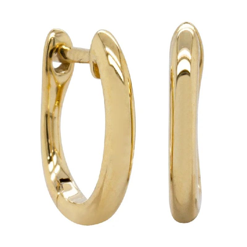 Best hoop earrings with delicate chain details for a trendy and stylish design-9ct Yellow Gold Cosy Earrings