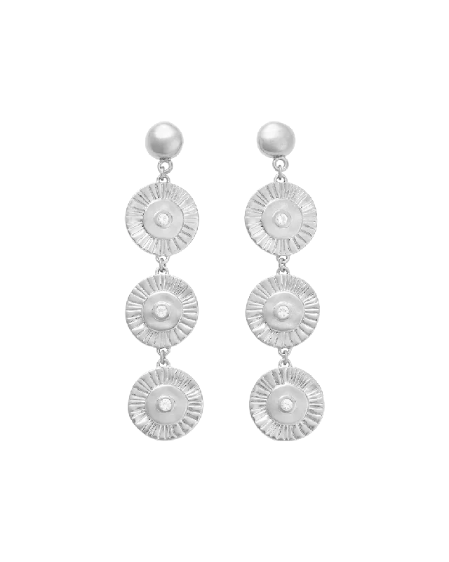 Best hoop earrings with vintage-style detailing for a nostalgic and timeless look-AFTERGLOW EARRINGS (STERLING SILVER)