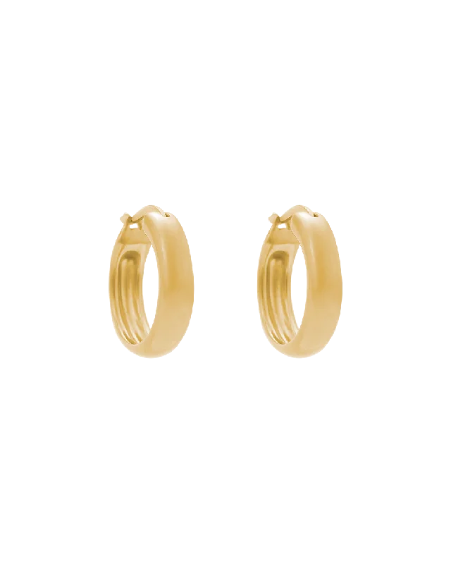 Best hoop earrings with minimal embellishments for a sleek and modern look-ERA HOOPS (18K GOLD PLATED)