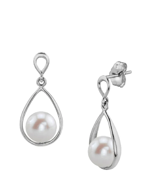 Best hoop earrings with baroque pearls for a luxurious and elegant vibe-Freshwater Pearl Darling Dangle Earrings