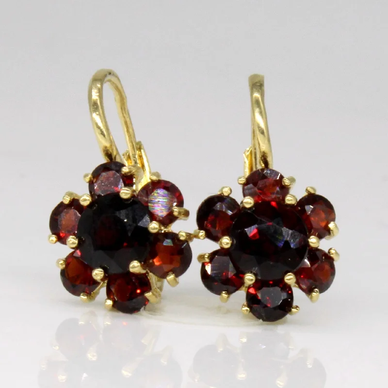 Hoop earrings with oversized designs for a bold, fashion-forward statement-Garnet Earrings | 2.20ctw |