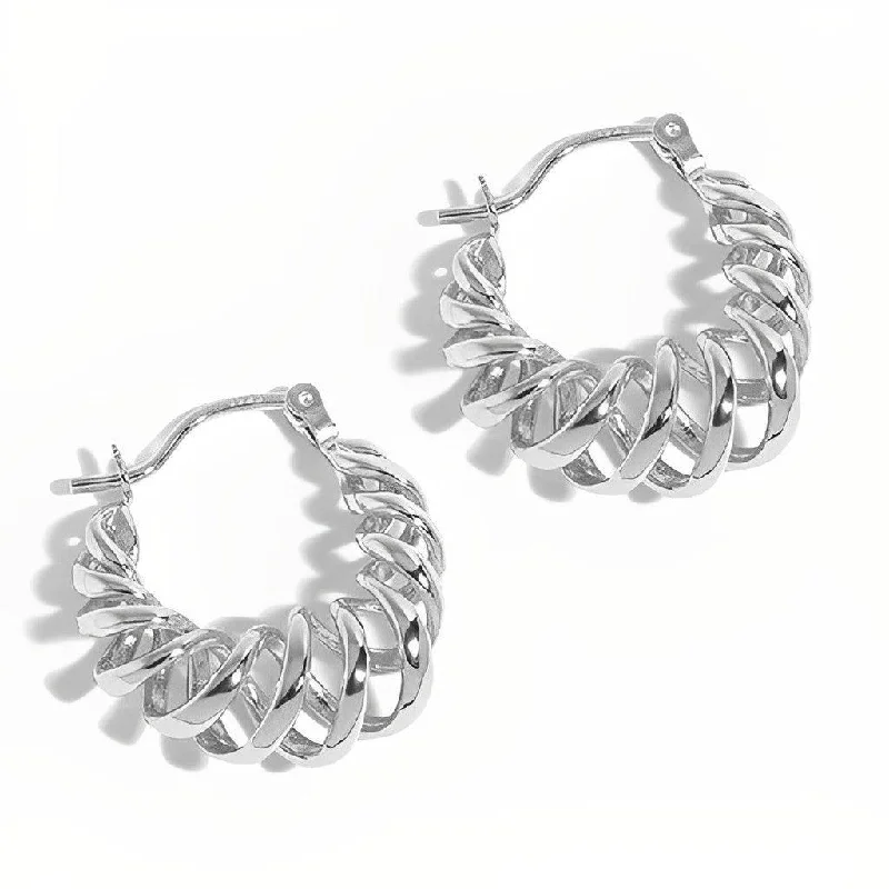 Best hoop earrings with minimal embellishments for a sleek and modern look-Hoop Earrings - Amaya