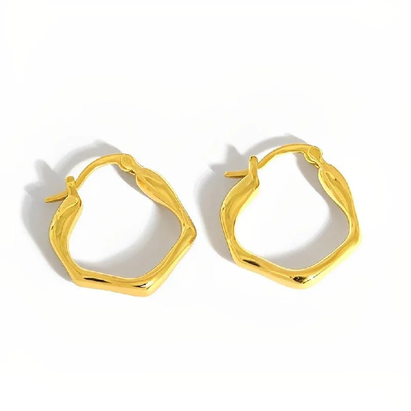 Large hoop earrings for a bold and statement-making fashion accessory-Hoop Earrings - CHA