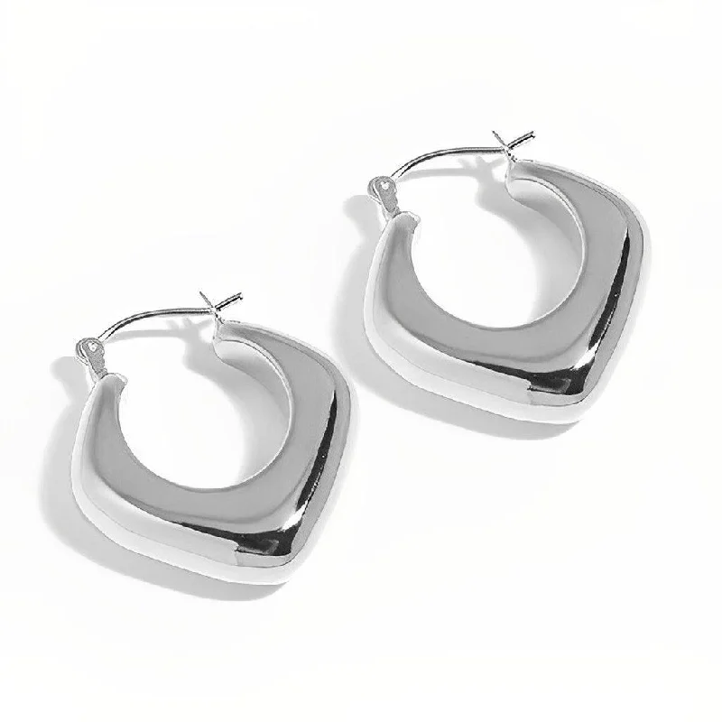 Best hoop earrings with geometric pendants for a modern, chic appeal-Hoop Earrings - Vita