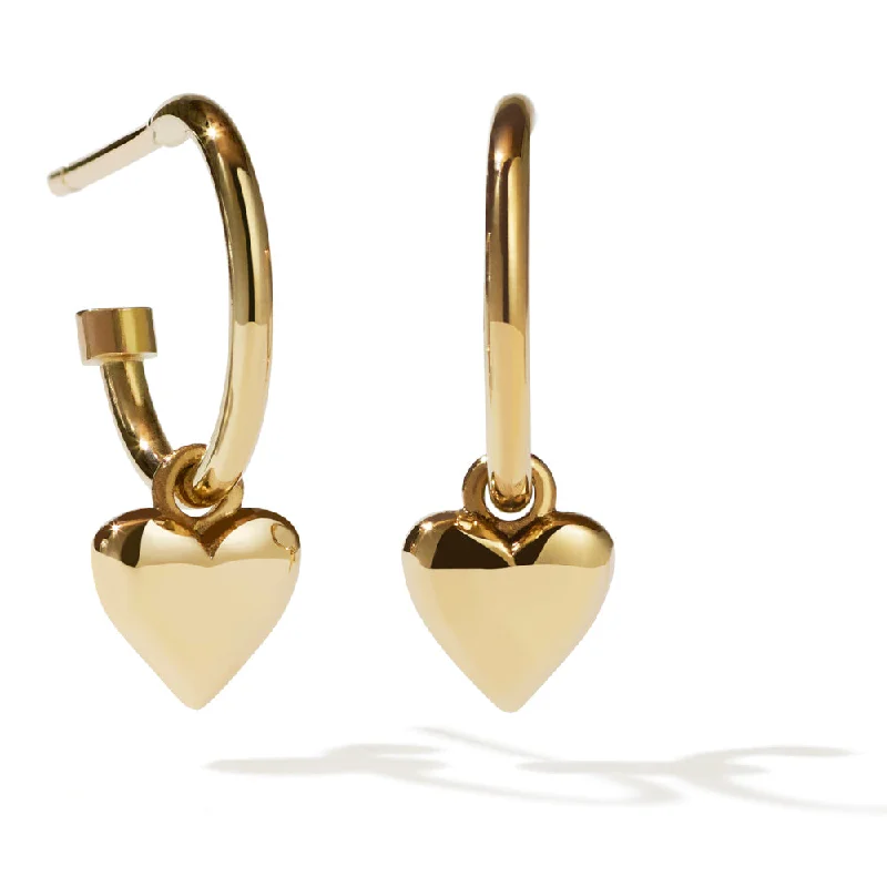 Hoop earrings with intricate designs for a unique and artistic appearance-Meadowlark Camille Signature Hoop Earrings - Gold Plated