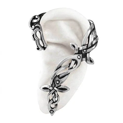 Best hoop earrings with angel wing accents for a spiritual and meaningful design-Osberg Dragon Ear Wrap Viking Earring by Alchemy Gothic