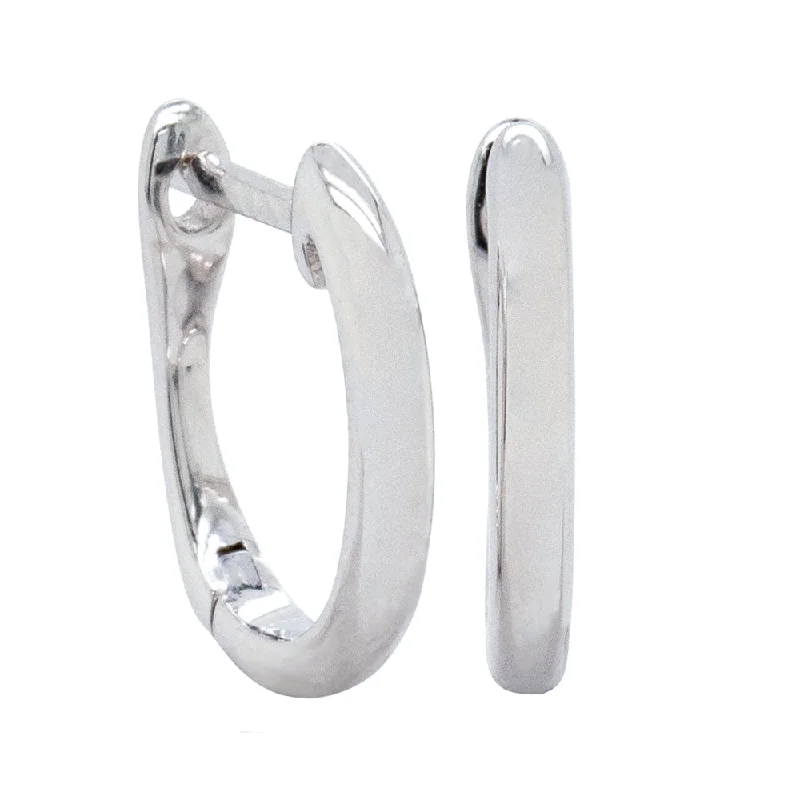 Hoop earrings with diamond-cut surfaces for added sparkle and shine-Sterling Silver Cosy Earrings