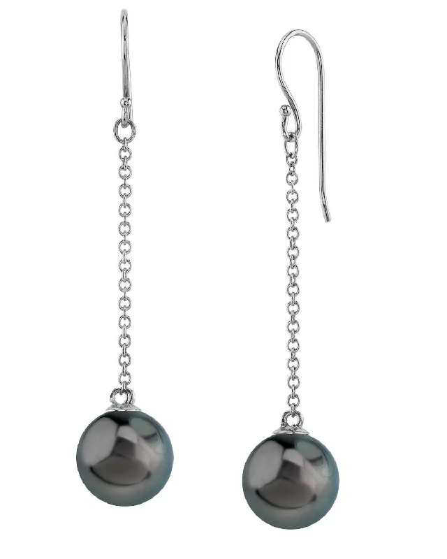 Best hoop earrings with cubic zirconia for a budget-friendly, dazzling look-Tahitian South Sea Pearl Sandra Earrings