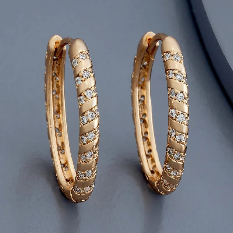 Best hoop earrings with sparkling cubic zirconia for a brilliant, budget-friendly effect-Trendy Earring 178738