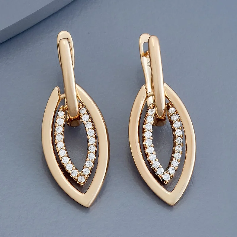 Hoop earrings with a matte finish for a sleek and sophisticated appearance-Trendy Earring 178759