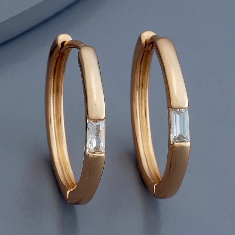 Best hoop earrings with geometric hexagon shapes for a modern, angular look-Trendy Earring 179396