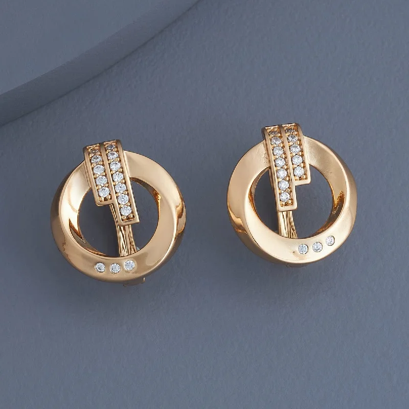 Hoop earrings with multi-tone finishes for a colorful and layered effect-Trendy Earring 179420