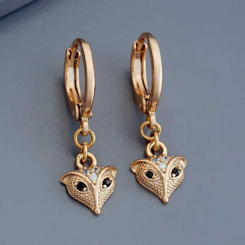 Best hoop earrings with butterfly motifs for a playful and whimsical appearance-Trendy Earring 179436