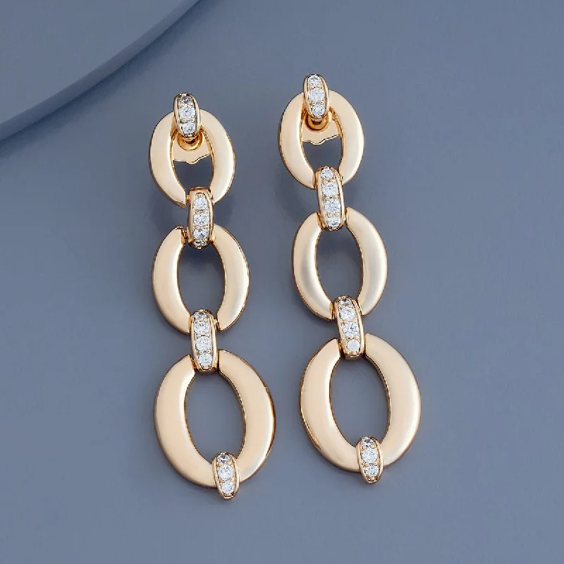 Hoop earrings with textured finishes for a vintage and classic style-Trendy Earring 179547